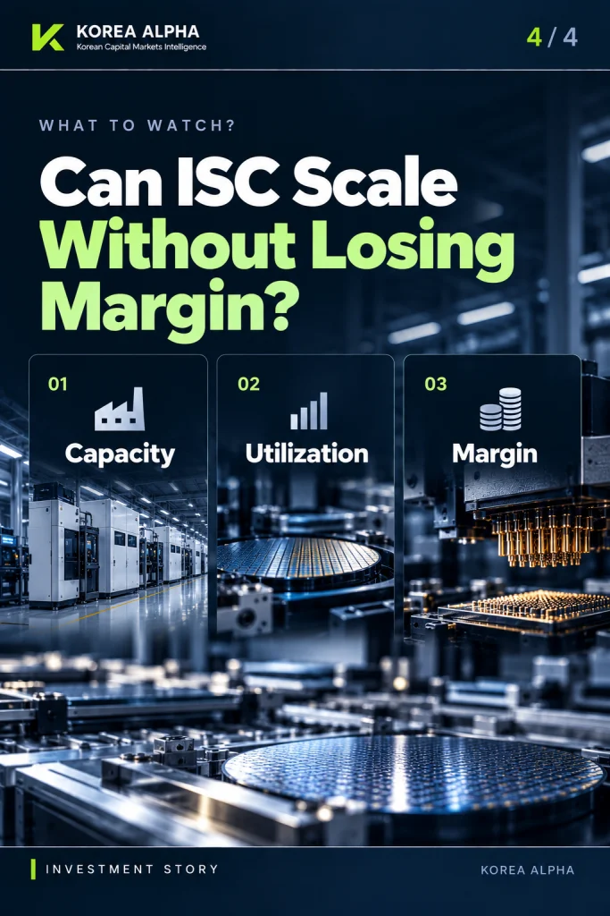 Capacity, utilization and margins are the key tests for ISC as it expands AI test-socket production.